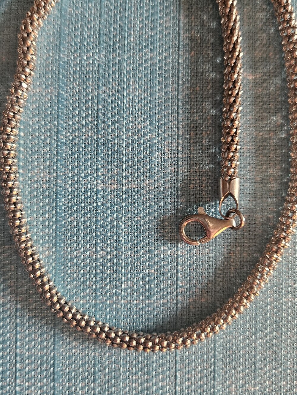 Sterling Silver Rope Chain Necklace Chain - Picture 2 of 6